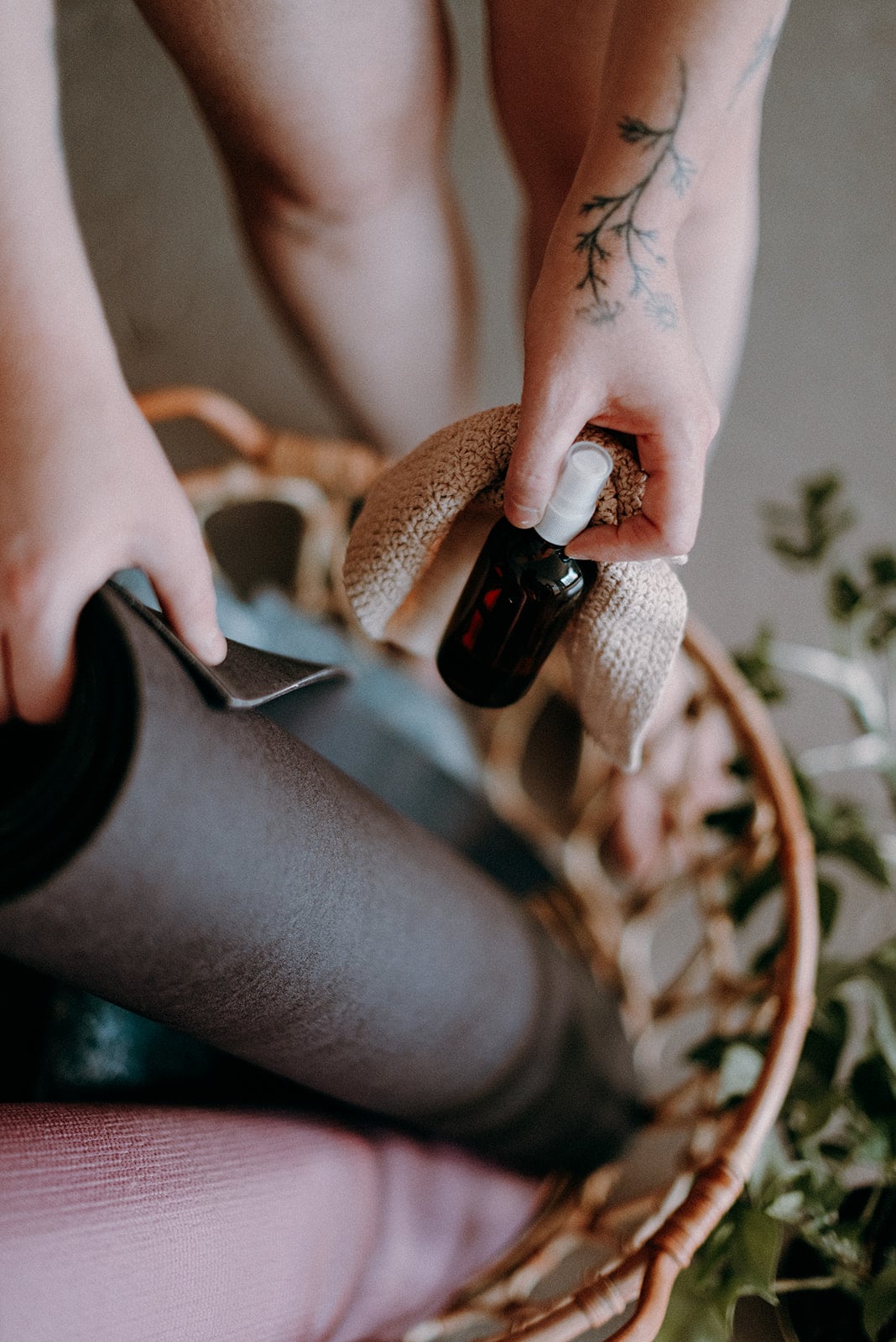 Nettoyant pour tapis de yoga à la fleur d’oranger