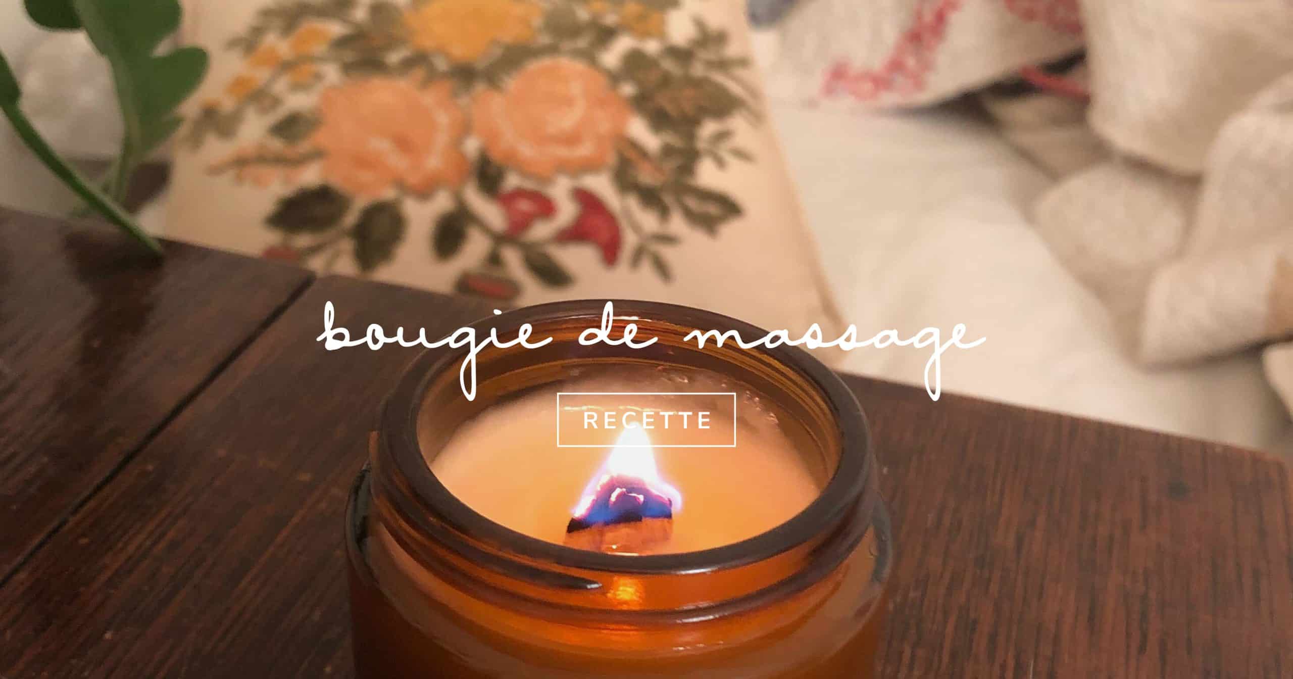 Recette Bougie de massage Ylang ylang Faite Maison - DIY