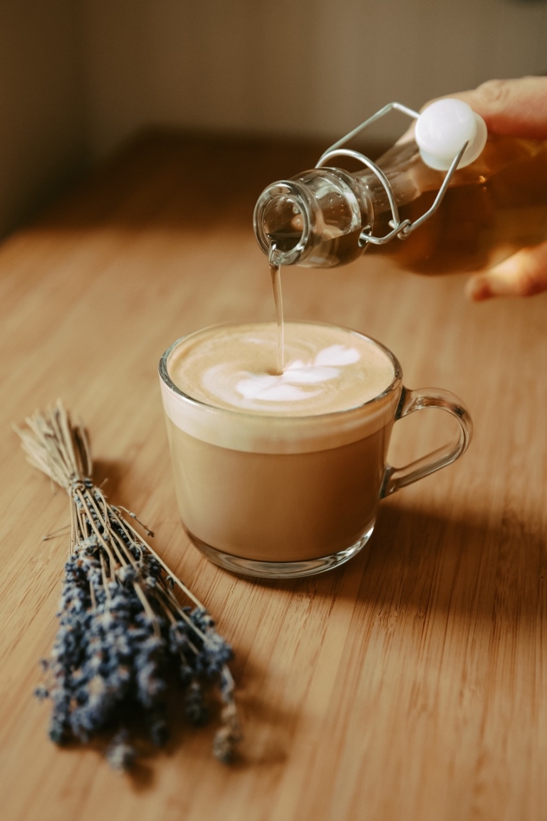 Sirop simple à la lavande