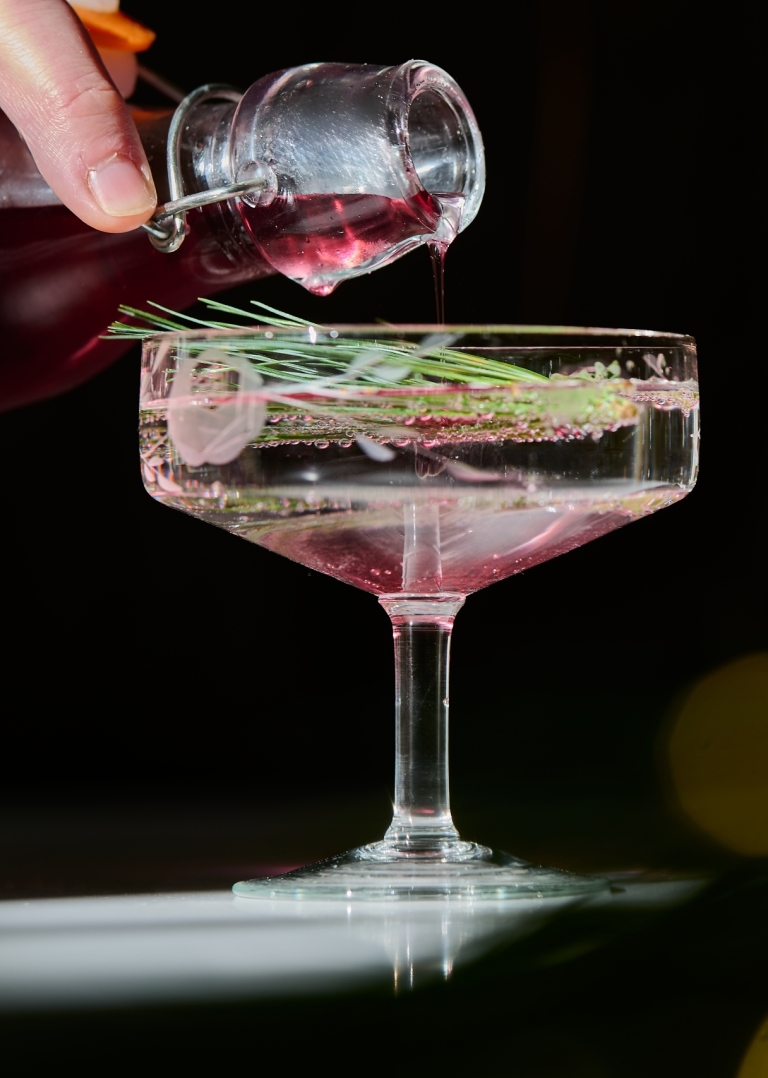 Sirop simple rose et hibiscus