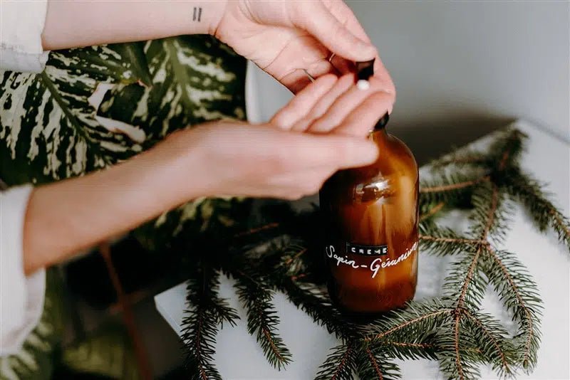 Crème corporelle sapin et géranium - Les Mauvaises Herbes