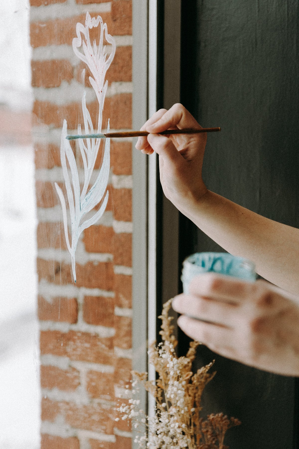Peinture à fenêtres pour petits et grands enfants - Les Mauvaises Herbes