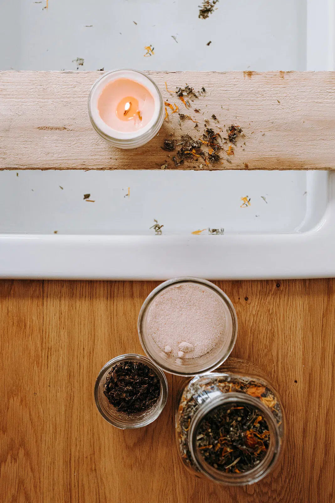 Sel de bain lavande et calendula