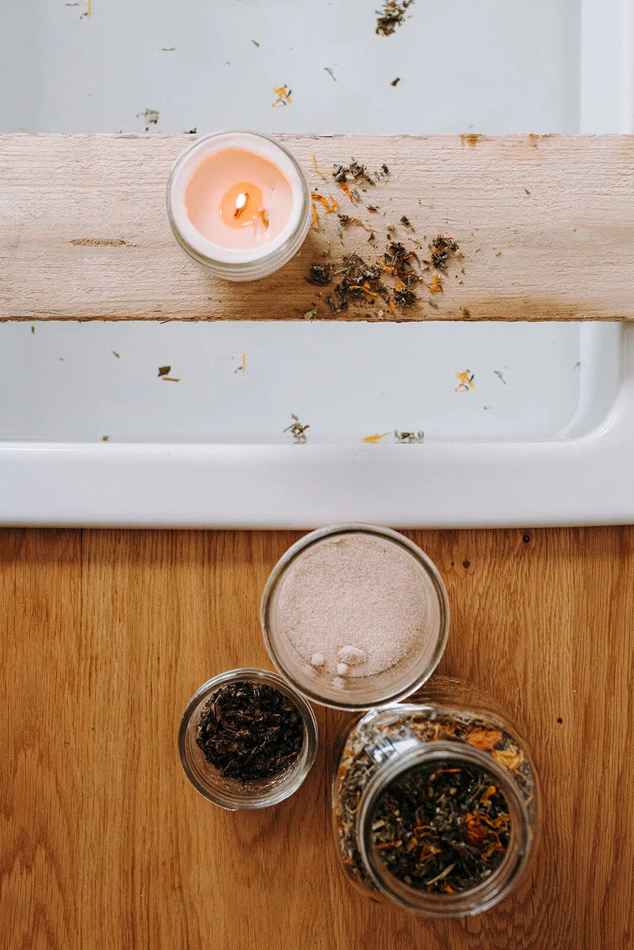 Sel de bain lavande et calendula