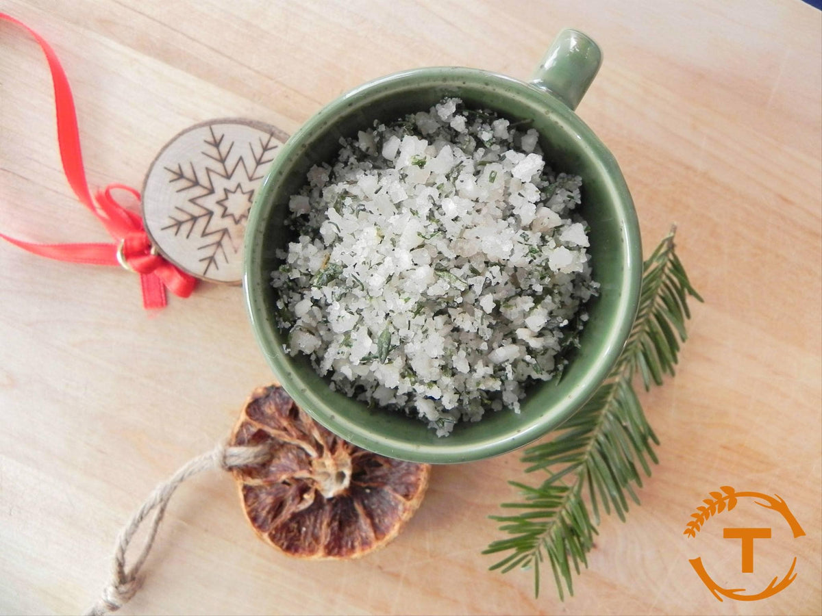 Sel aromatisé aux herbes fraîches pour les fêtes - Les Mauvaises Herbes