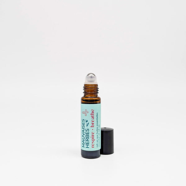 Respire | roll-on bien-être aux huiles essentielles - Les Mauvaises Herbes