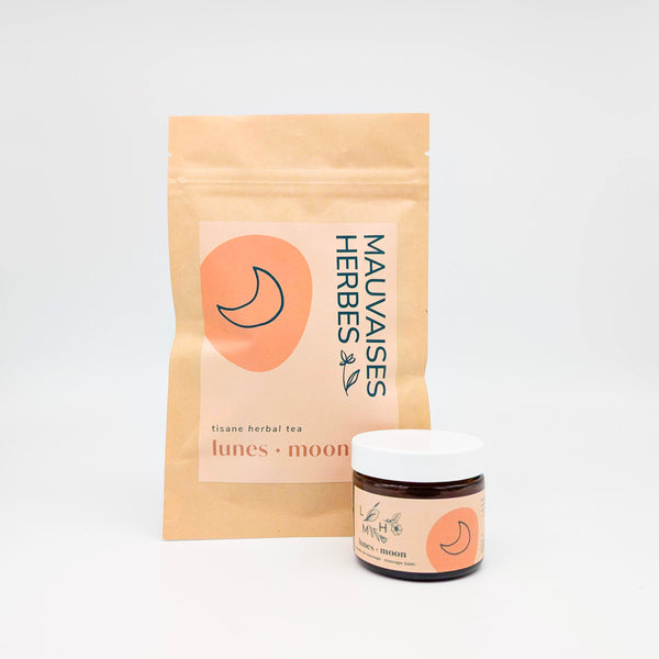 Duo des Lunes | baume de massage & tisane - Les Mauvaises Herbes