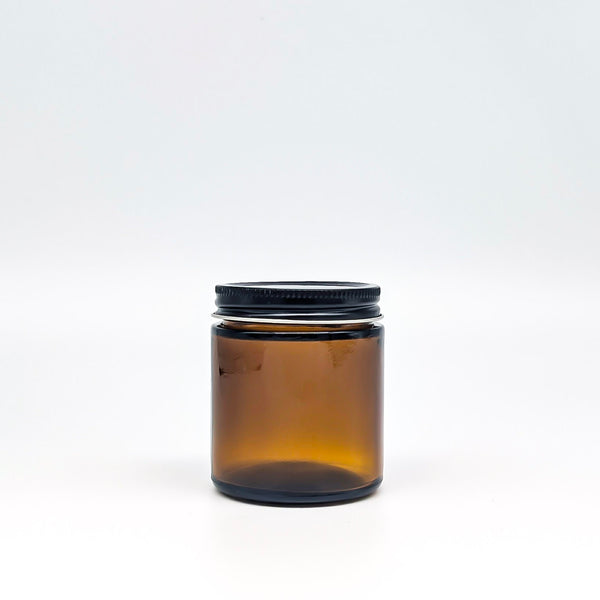 Pot en verre ambré | 125 ml (4 oz) - Les Mauvaises Herbes