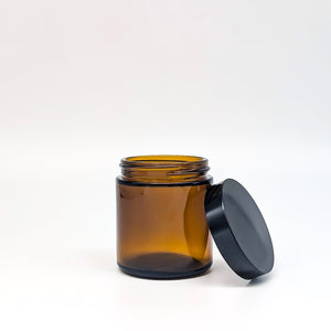 Pot en verre ambré | 125 ml (4 oz) - Les Mauvaises Herbes