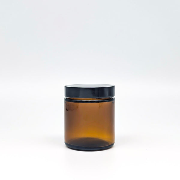 Pot en verre ambré | 125 ml (4 oz) - Les Mauvaises Herbes