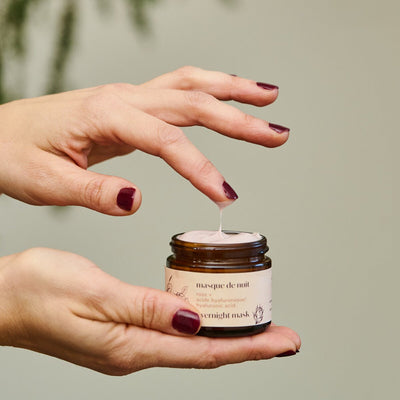 Sleeping mask - rose and hyaluronic acid