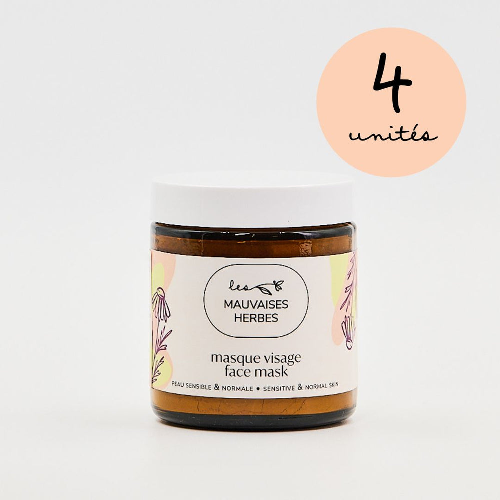 Masque visage Camomille | peau sensible et normale - WHOLESALE - Les Mauvaises Herbes
