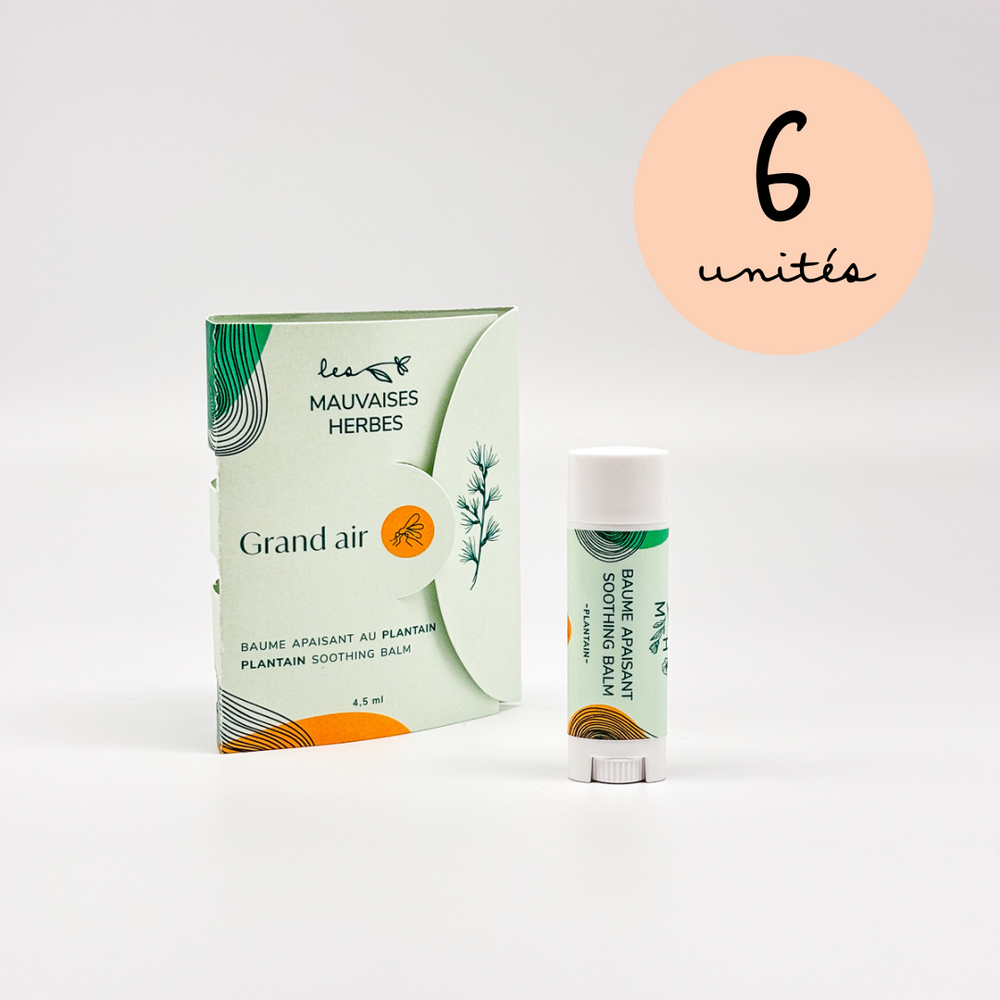 Baume apaisant au plantain | Grand air - WHOLESALE - Les Mauvaises Herbes