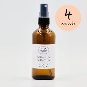 Hydrolat de géranium bio - WHOLESALE - Les Mauvaises Herbes