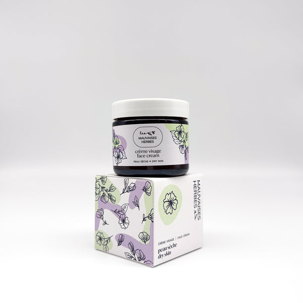 Crème visage Guimauve | peau sèche - Les Mauvaises Herbes