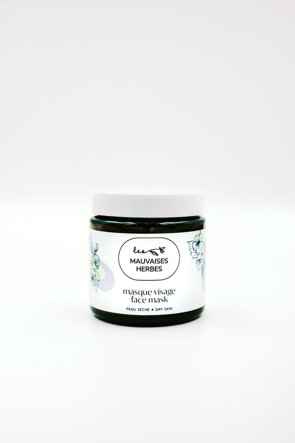 Masque visage Guimauve | peau sèche - Les Mauvaises Herbes