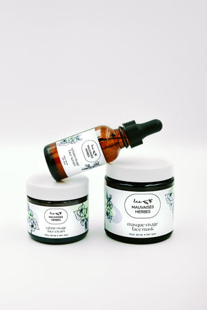 Masque visage Guimauve | peau sèche - Les Mauvaises Herbes