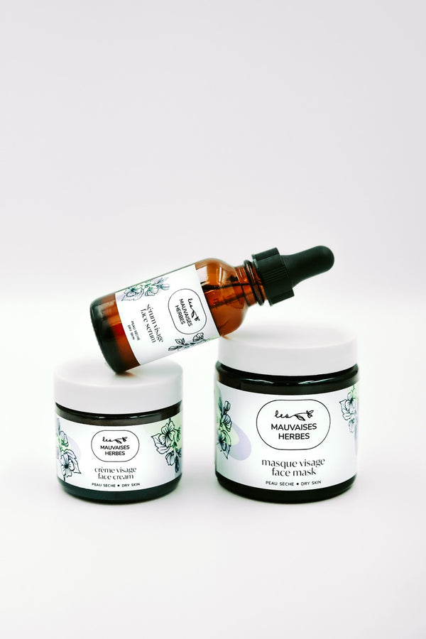 Masque visage Guimauve | peau sèche - Les Mauvaises Herbes
