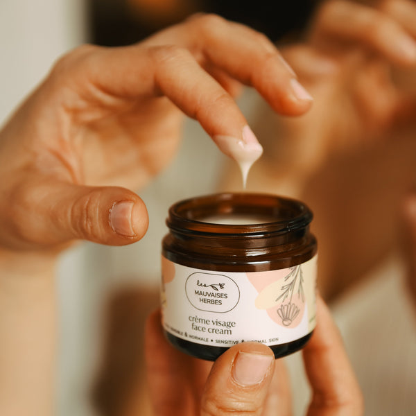 Crème visage Camomille | peau sensible et normale - Les Mauvaises Herbes