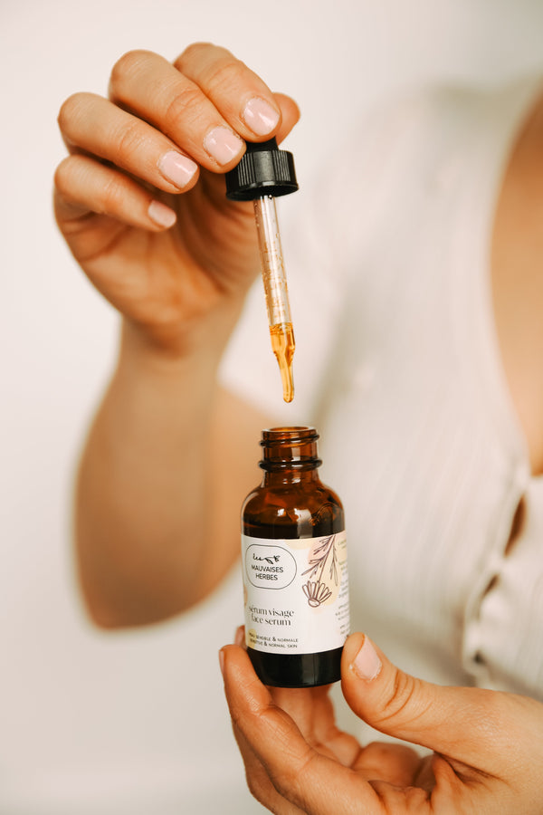 Sérum visage Camomille | peau sensible et normale - WHOLESALE - Les Mauvaises Herbes