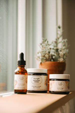 Masque visage Camomille | peau sensible et normale - WHOLESALE - Les Mauvaises Herbes
