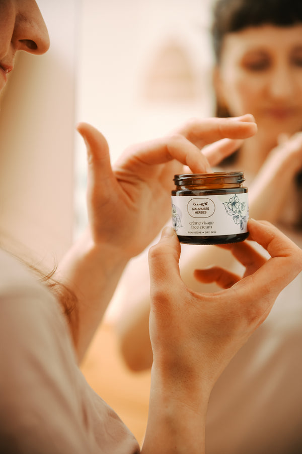 Crème visage Guimauve | Peau sèche - WHOLESALE - Les Mauvaises Herbes