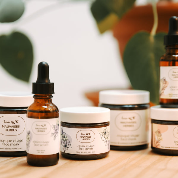 Sérum visage Guimauve | peau sèche - Les Mauvaises Herbes