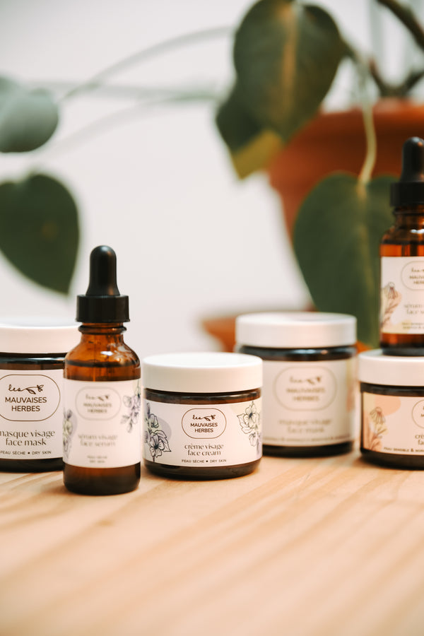 Crème visage Guimauve | peau sèche - Les Mauvaises Herbes