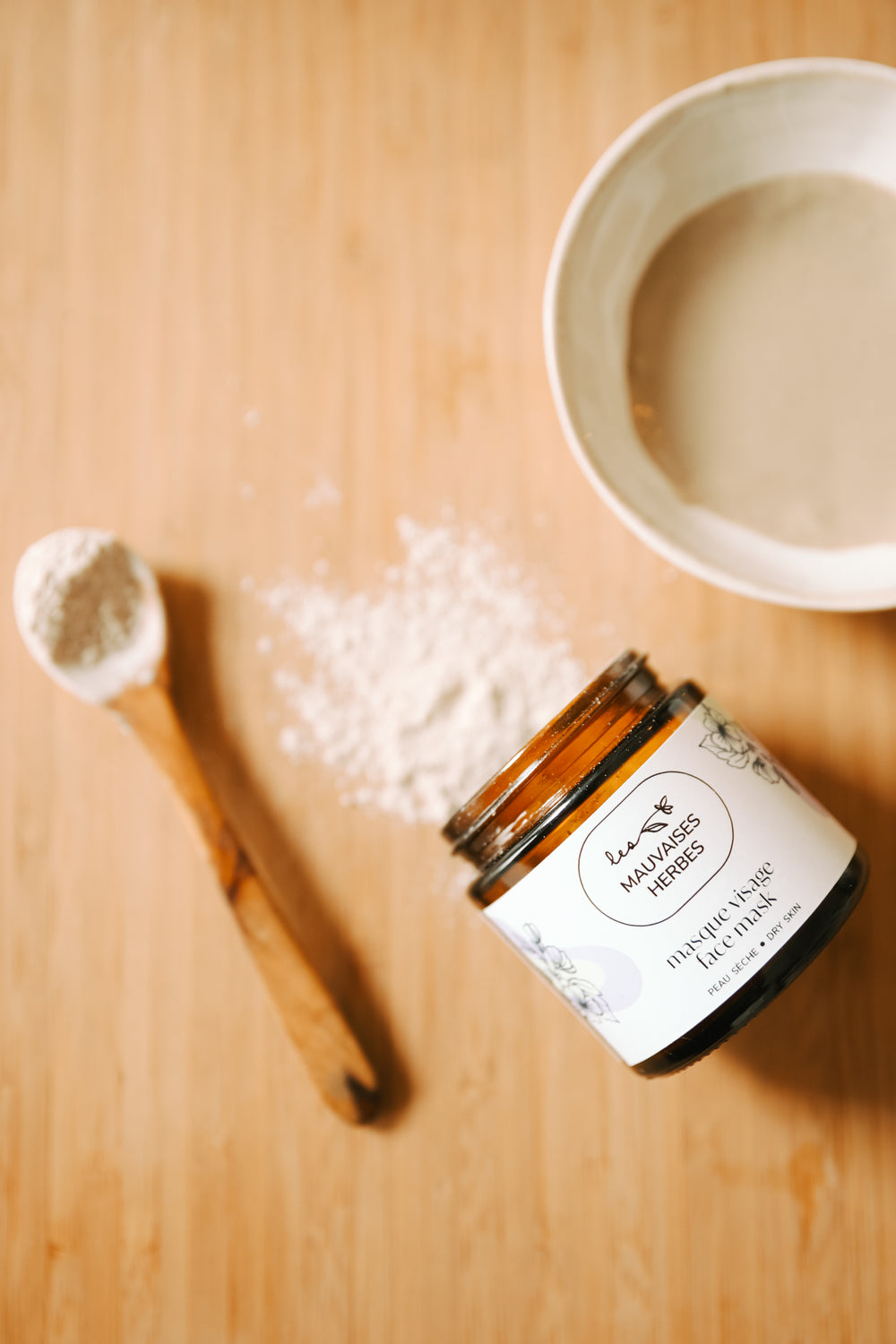Masque visage Guimauve | peau sèche - Les Mauvaises Herbes