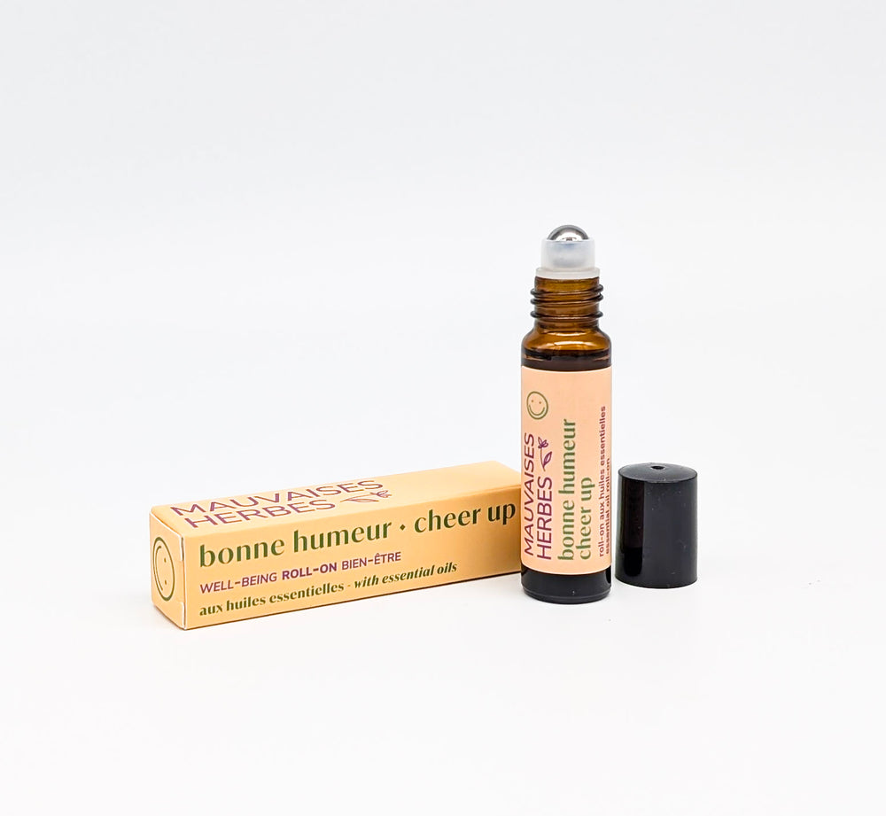 Bonne humeur | roll-on bien-être aux huiles essentielles - Les Mauvaises Herbes