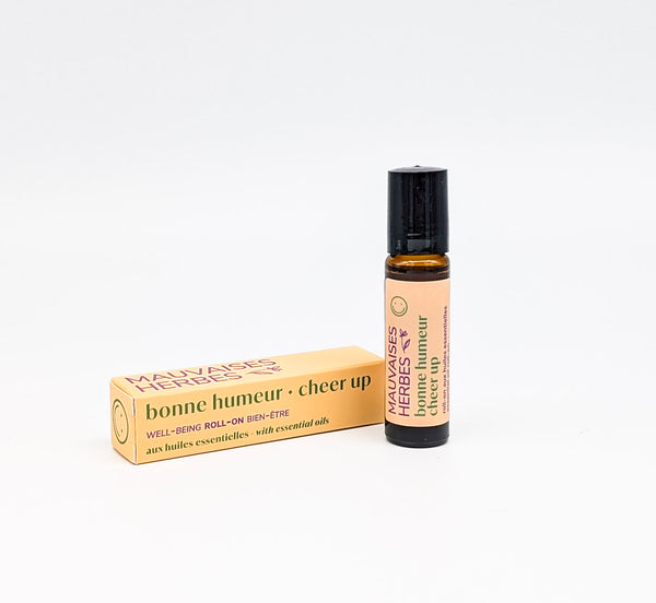 Bonne humeur | roll-on bien-être aux huiles essentielles - WHOLESALE - Les Mauvaises Herbes