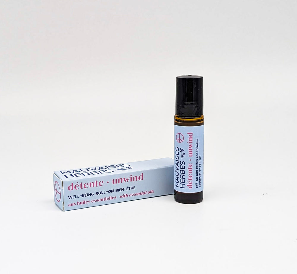 Détente | roll-on bien-être aux huiles essentielles - Les Mauvaises Herbes