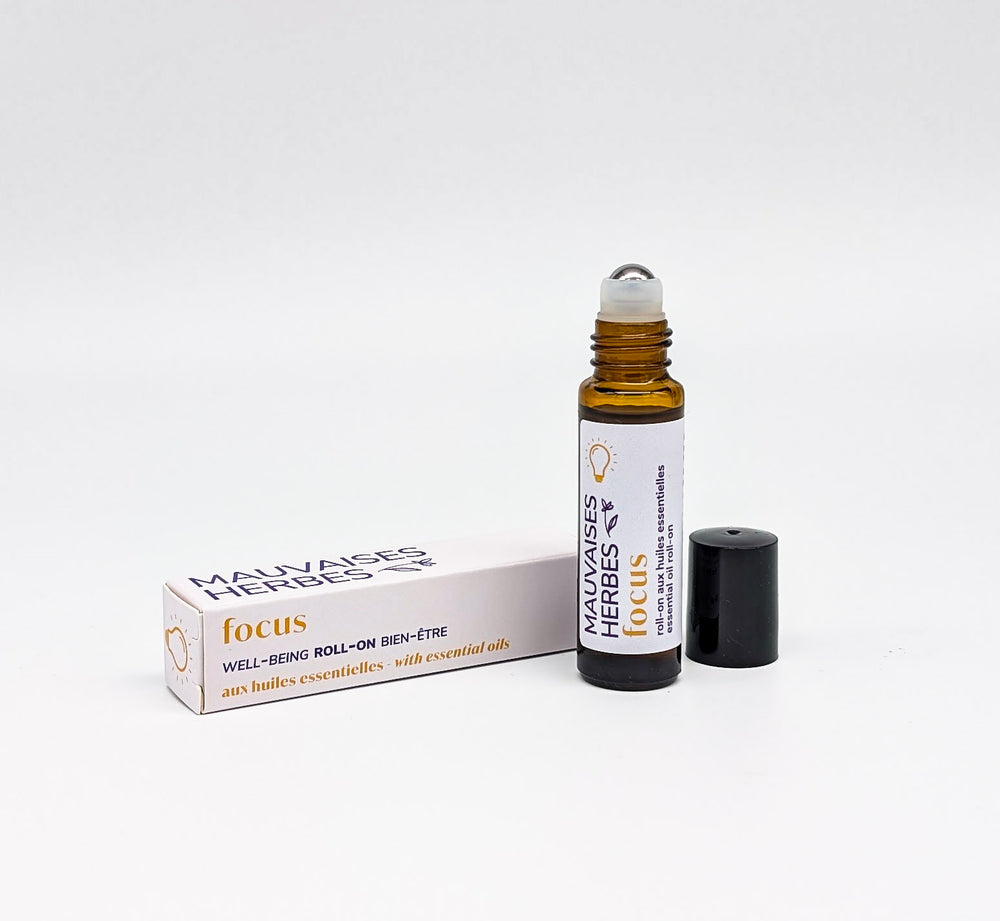 Focus | roll-on bien-être aux huiles essentielles - Les Mauvaises Herbes