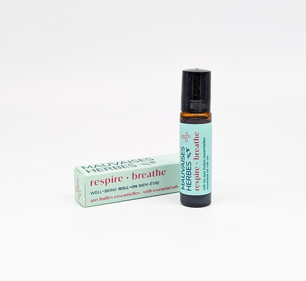 Respire | roll-on bien-être aux huiles essentielles - Les Mauvaises Herbes