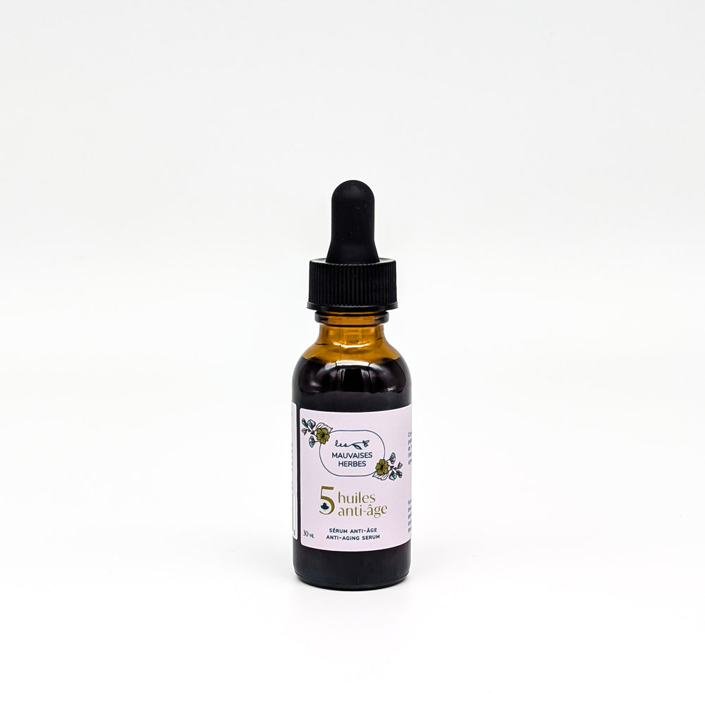 COMING SOON - Sérum visage 5 huiles anti-âge - WHOLESALE - Les Mauvaises Herbes