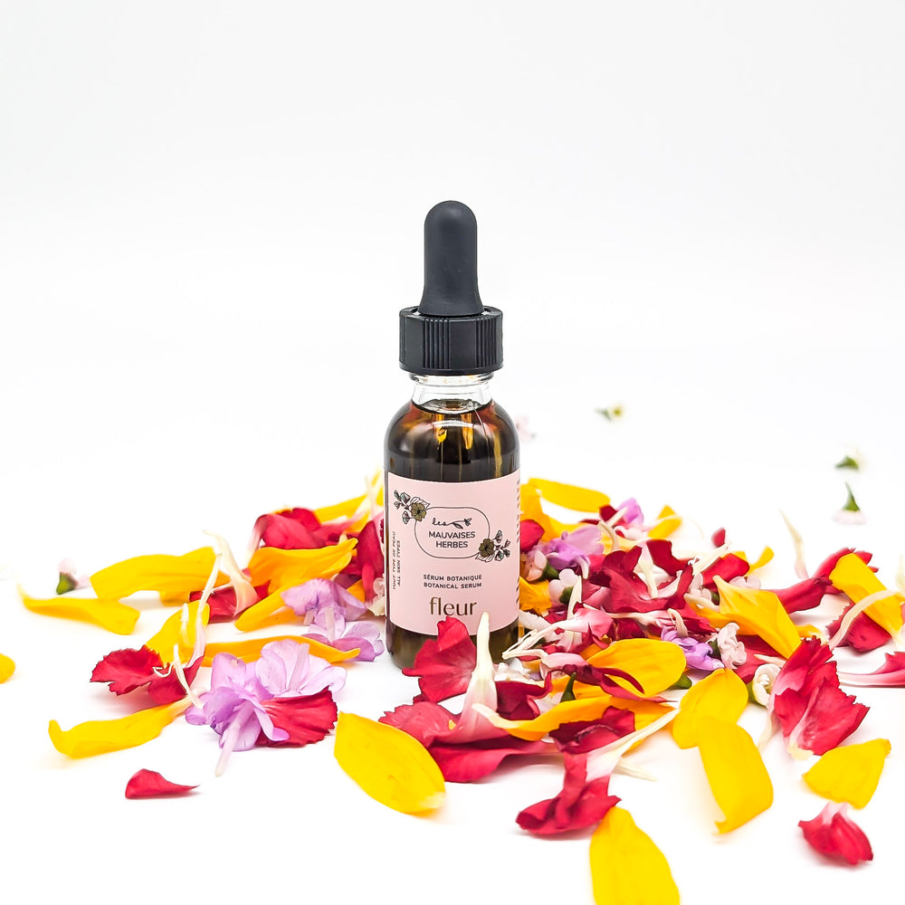 Sérum visage Fleur | tous types de peau - Les Mauvaises Herbes