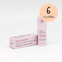 COMING SOON Baume à lèvres botanique | bleuet et guimauve - WHOLESALE - Les Mauvaises Herbes