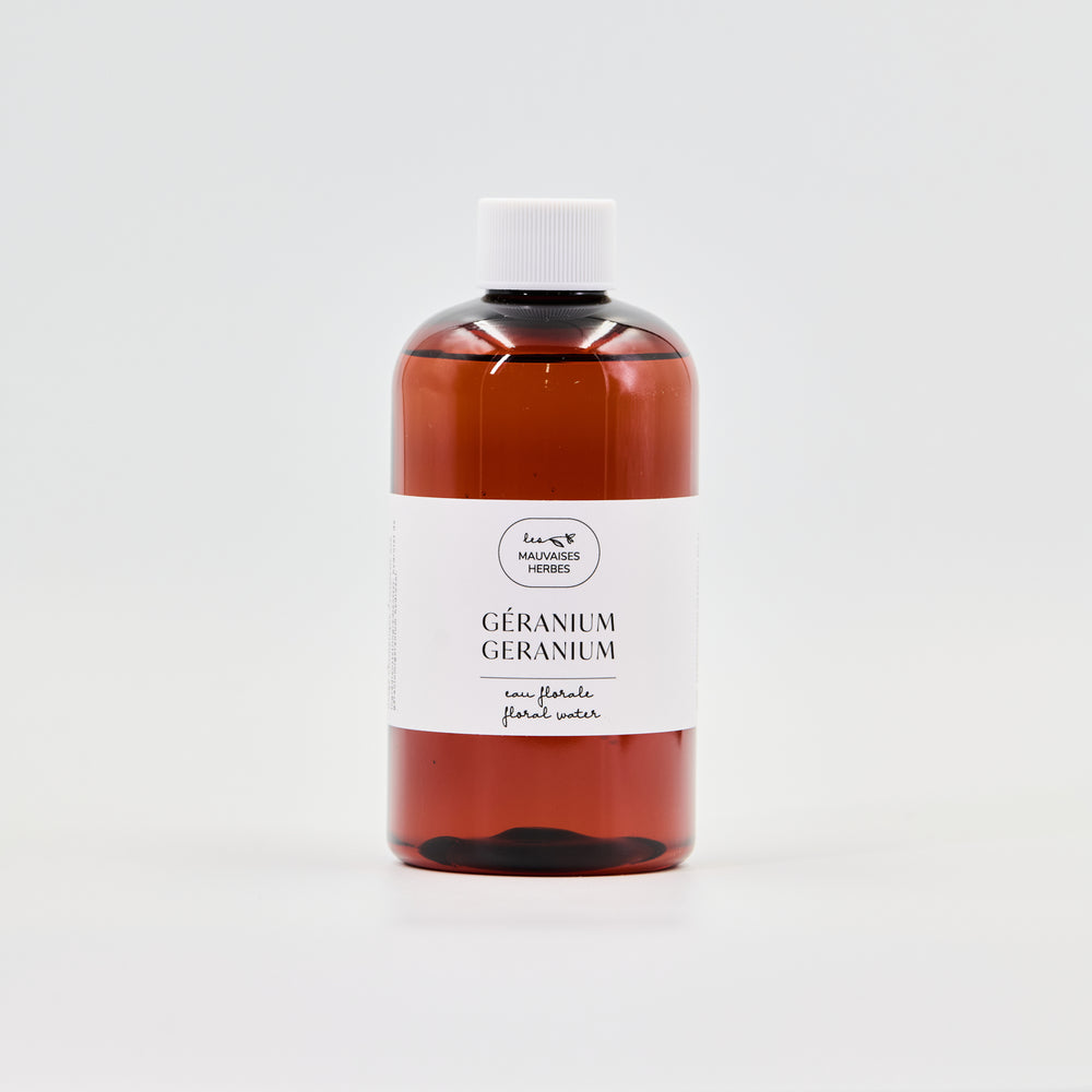 Hydrolat de géranium bio - WHOLESALE - Les Mauvaises Herbes