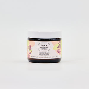 Crème visage Camomille | Peau sensible et normale - WHOLESALE - Les Mauvaises Herbes