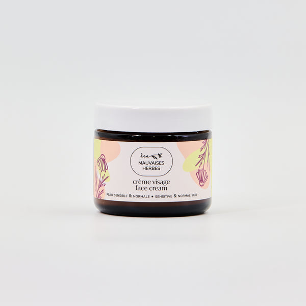 Crème visage Camomille | Peau sensible et normale - WHOLESALE - Les Mauvaises Herbes