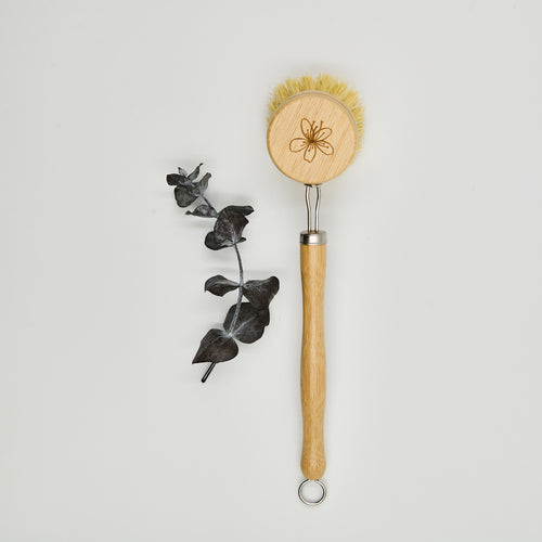 Brosse à vaisselle à tête rechargeable en bambou - Les Mauvaises Herbes