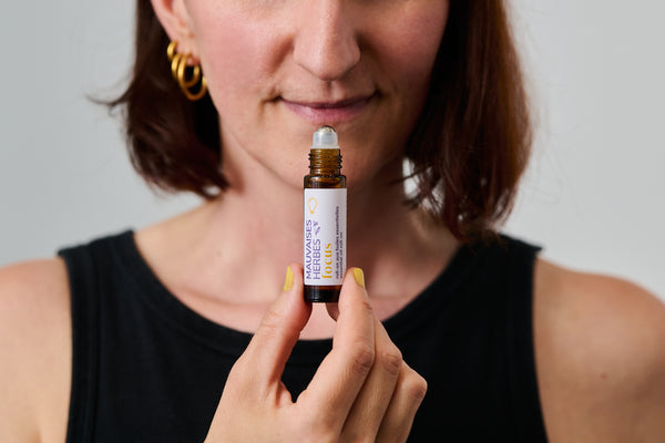 Duo Focus | tisane et roll-on bien-être aux huiles essentielles - Les Mauvaises Herbes