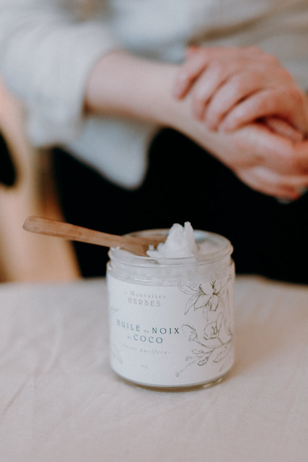 Huile de coco bio - Les Mauvaises Herbes